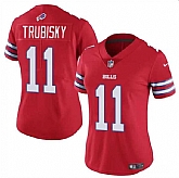 Women's Buffalo Bills #11 Mitch Trubisky Red Vapor Stitched Football Jersey Dzhi,baseball caps,new era cap wholesale,wholesale hats